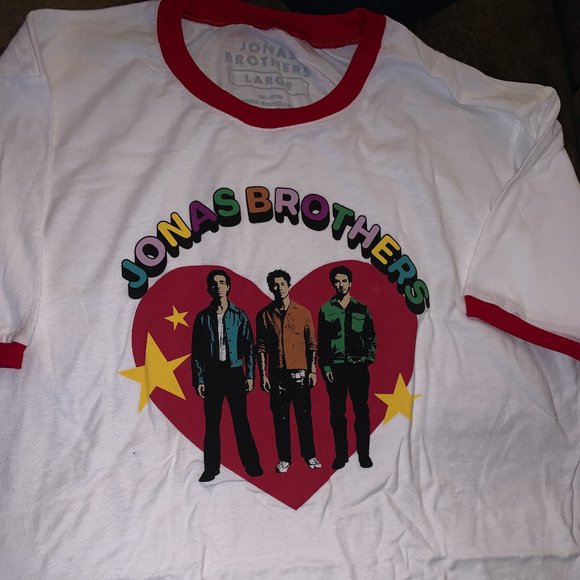 Tops - 2023 Jonas Brothers "The Tour" - Los Angeles Dodger Stadium Concert TShirt LARGE